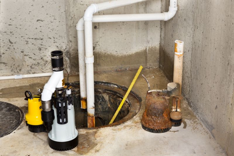 Basement Drainage Installation in Warwick, RI