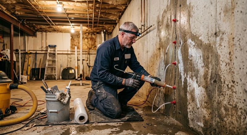 Leaking Basement Repair in Columbus, OH