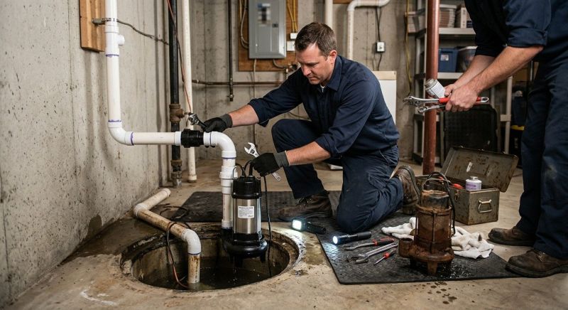 Sump Pump Installation in Boston, MA