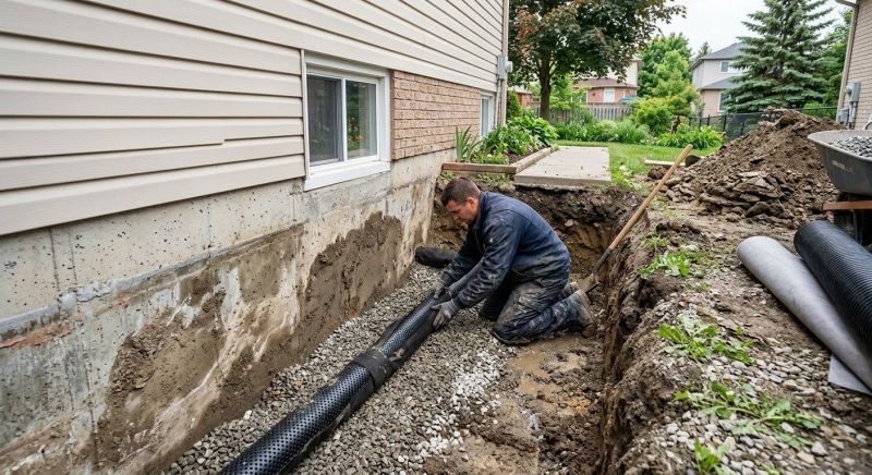 Weeping Tile Repair in Mobile, AL
