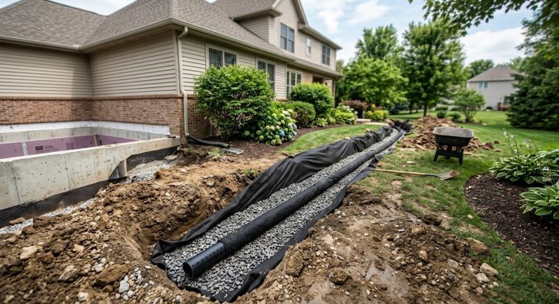 Yard Drainage Installation in Birmingham, AL