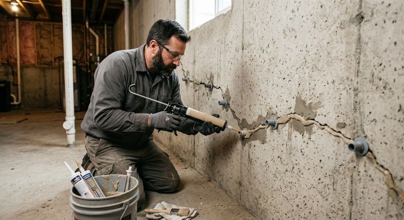 Basement Crack Repair in Tampa, FL