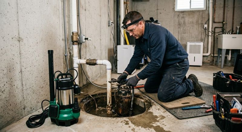 Basement Drainage Installation in Dothan, AL