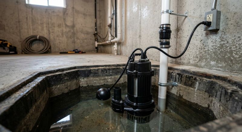 Basement Drainage Installation in Dothan, AL