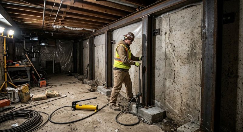 Basement Stabilization in Columbus, OH