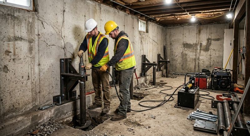 Basement Stabilization in Columbus, OH