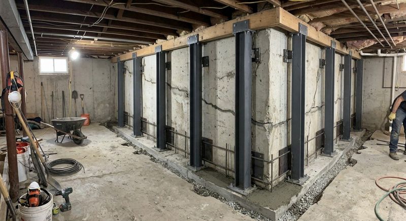 Basement Stabilization in Columbus, OH