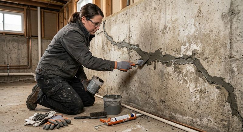 Cracked Basement Floor Repair in Tampa, FL