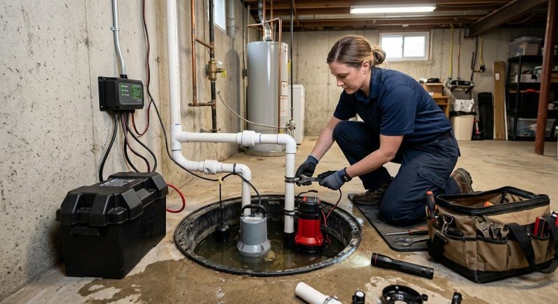 Ejector Pump Installation in Manchester, NH