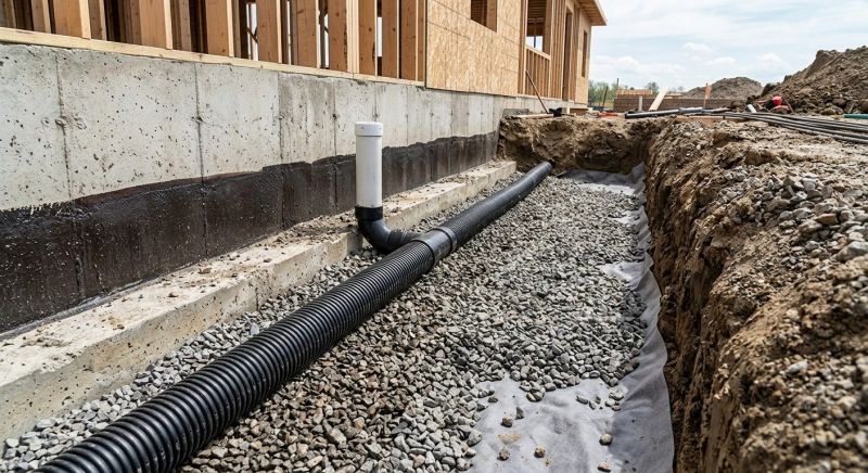 Foundation Drain Installation in Birmingham, AL