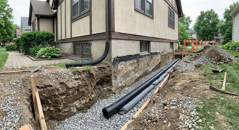 Foundation Drain Installation in Birmingham, AL