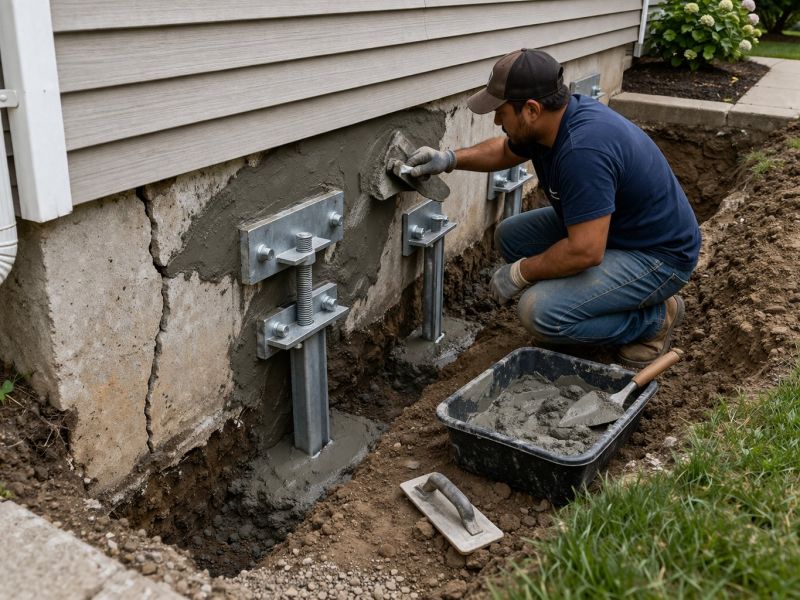 Foundation Pier Repair in Columbus, OH