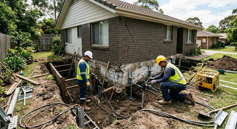 Foundation Underpinning in Columbus, OH