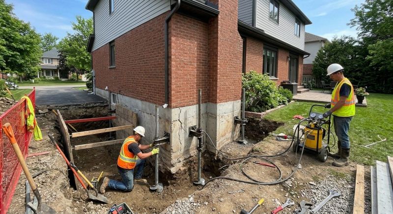 Foundation Underpinning in Columbus, OH