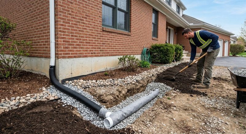 French Ditch Installation in Birmingham, AL