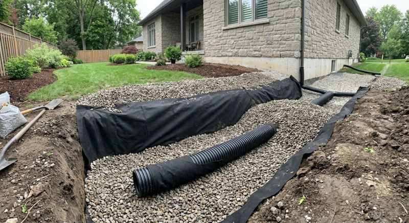 French Drain Clearing in Birmingham, AL