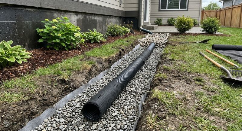 French Drain Service in Tuscaloosa, AL