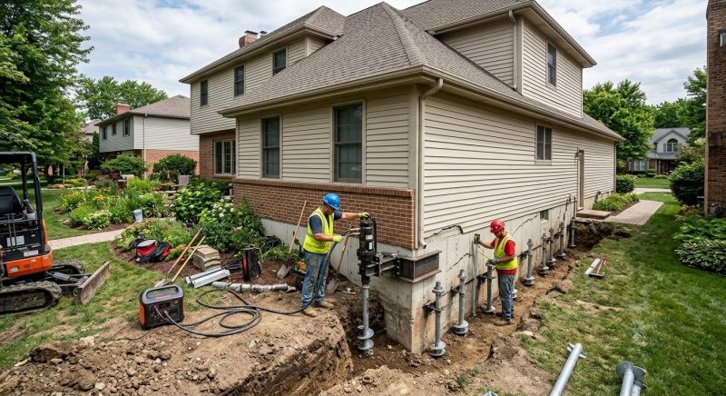 Helical Pile Installation in Tampa, FL