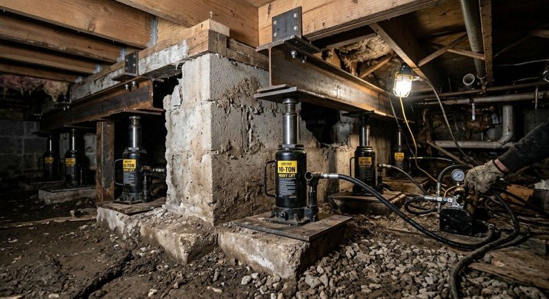 House Foundation Leveling in Columbus, OH