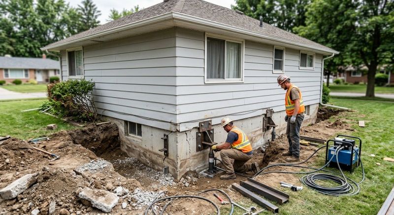 House Foundation Repair in Columbus, OH