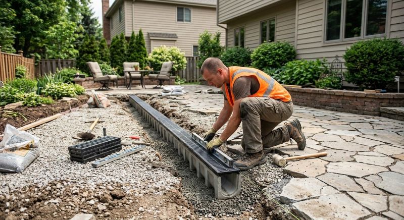 Patio Drain Installation in Birmingham, AL