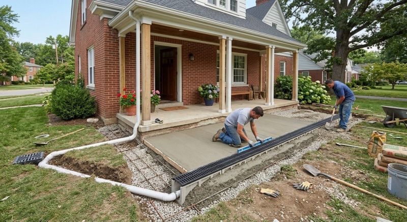 Patio Drain Installation in Birmingham, AL
