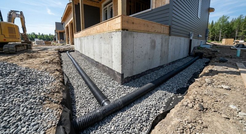 Perimeter Drain Construction in Birmingham, AL