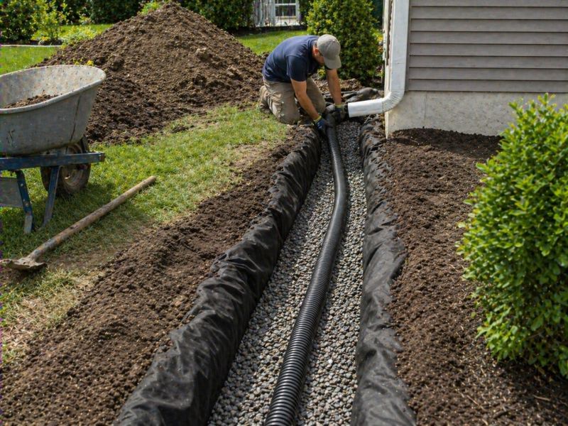 Residential Landscape Drainage in Tuscaloosa, AL