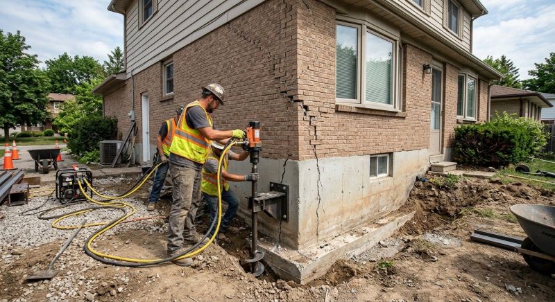 Settling Foundation Service in Columbus, OH
