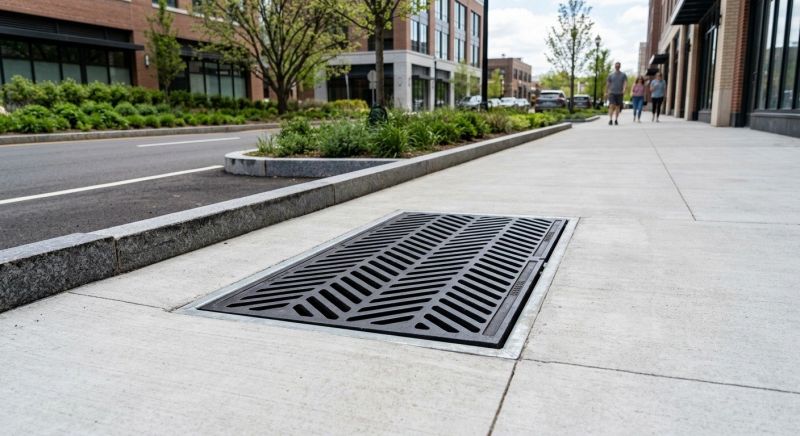 Sidewalk Drainage Installation in Birmingham, AL