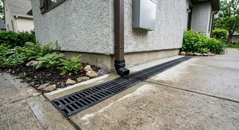 Sidewalk Drainage Installation in Birmingham, AL