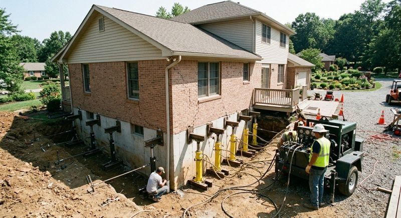 Sinking Foundation Lifting in Tampa, FL