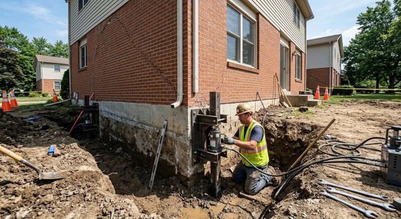 Sinking Foundation Repair in Tampa, FL