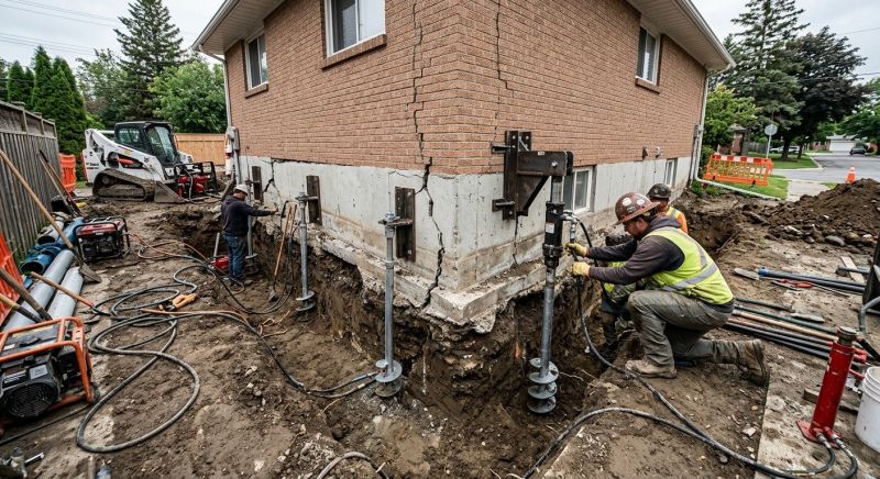 Sinking Foundation Repair in Tampa, FL
