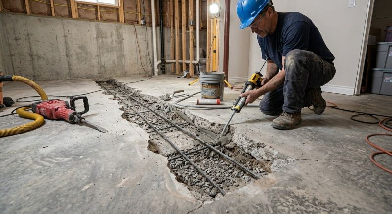 Slab Foundation Repair in Columbus, OH