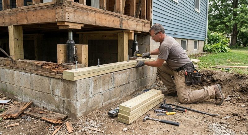Slab Foundation Repair in Columbus, OH