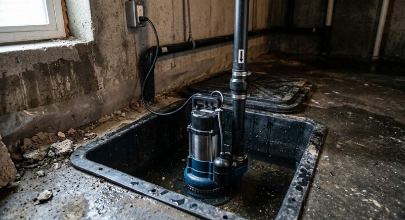 Sump Pump Installation in Framingham, MA