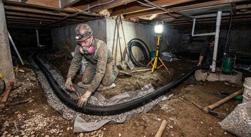 Underground Drain Replacement in Tuscaloosa, AL