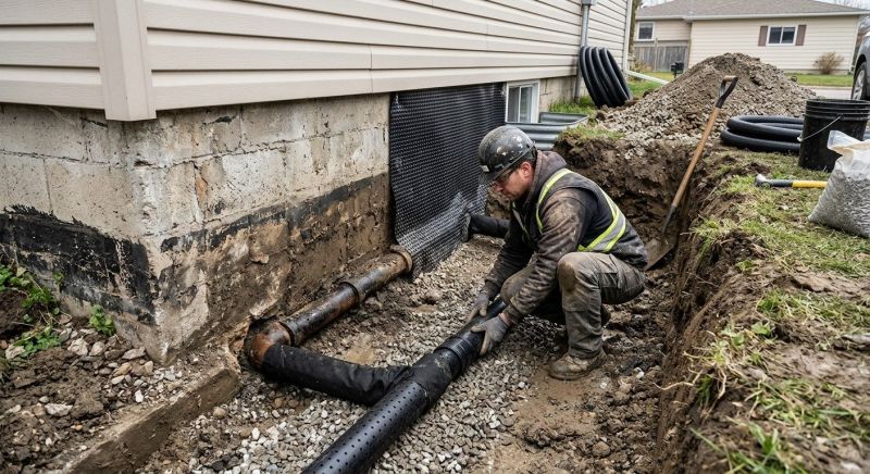 Weeping Tile Repair in Boston, MA