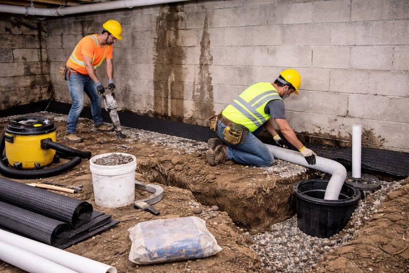 Wet Basement Repair in Columbus, OH