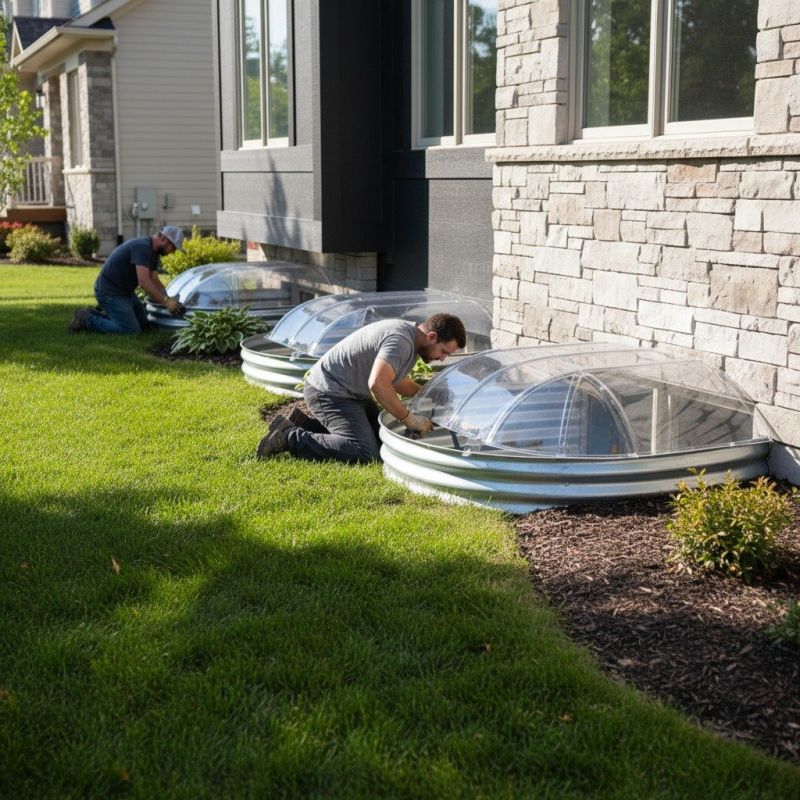 Window Well Cover Installation in Olathe, KS