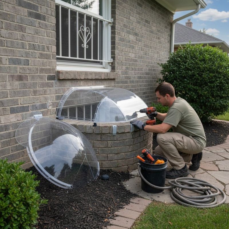 Window Well Cover Installation in Overland Park, KS