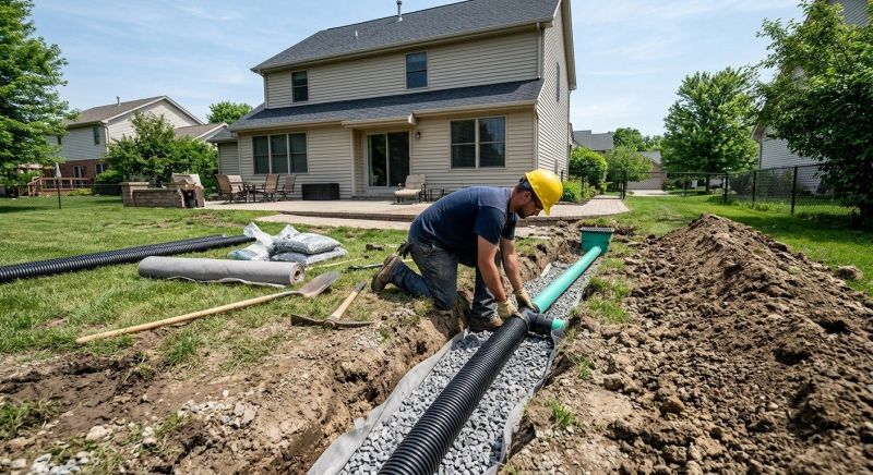 Yard Drain Installation in Birmingham, AL